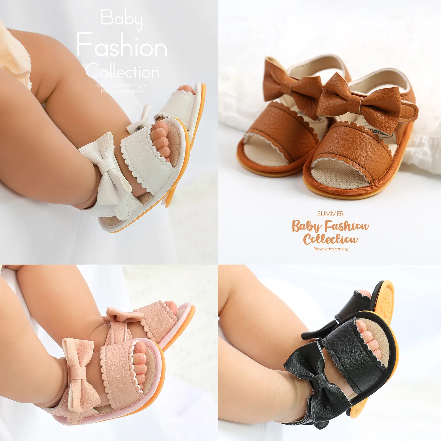 Baby Shoes Summer Baby Boy Girl Shoes Toddler Flats Sandals Soft Rubber Sole Anti-Slip Bowknot Crib First Walker Shoes
Baby Shoes Summer Baby Boy Girl Shoes Toddler Flats Sandals Soft Rubber Sole Anti-Slip Bowknot Crib First Walker Shoes