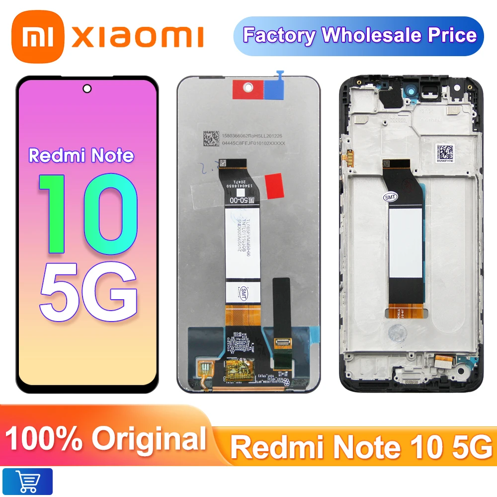 6.5"Original Screen For Xiaomi Redmi Note10 5G LCD Display Touch Screen,Display Digitizer For M2103K19G,M2103K19C LCD With Frame
6.5"Original Screen For Xiaomi Redmi Note10 5G LCD Display Touch Screen,Display Digitizer For M2103K19G,M2103K19C LCD With Frame