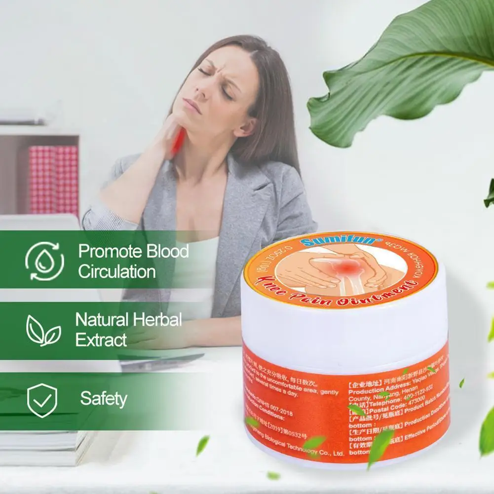 10g Knee Pain Relief Cream Meniscus Joint Sprain Analgesic Plaster Care Treat Ointment Arthritis Rheumatoid L8j0
10g Knee Pain Relief Cream Meniscus Joint Sprain Analgesic Plaster Care Treat Ointment Arthritis Rheumatoid L8j0