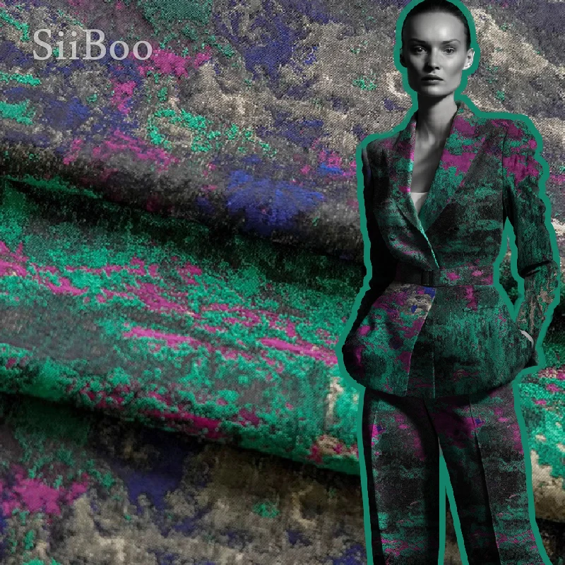 Siiboo abstract designer style yarn dye jacquard fabric for women dress suits sewing DIY custom made wear luxury gift sp6650 
Siiboo abstract designer style yarn dye jacquard fabric for women dress suits sewing DIY custom made wear luxury gift sp6650
