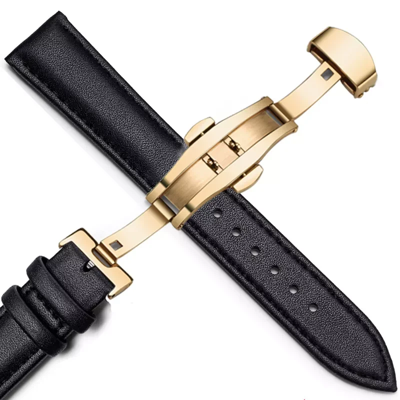 20mm watch strap Leather watch band butterfly buckle leather plain strap suitable for DW Tissot Longines Casio
20mm watch strap Leather watch band butterfly buckle leather plain strap suitable for DW Tissot Longines Casio