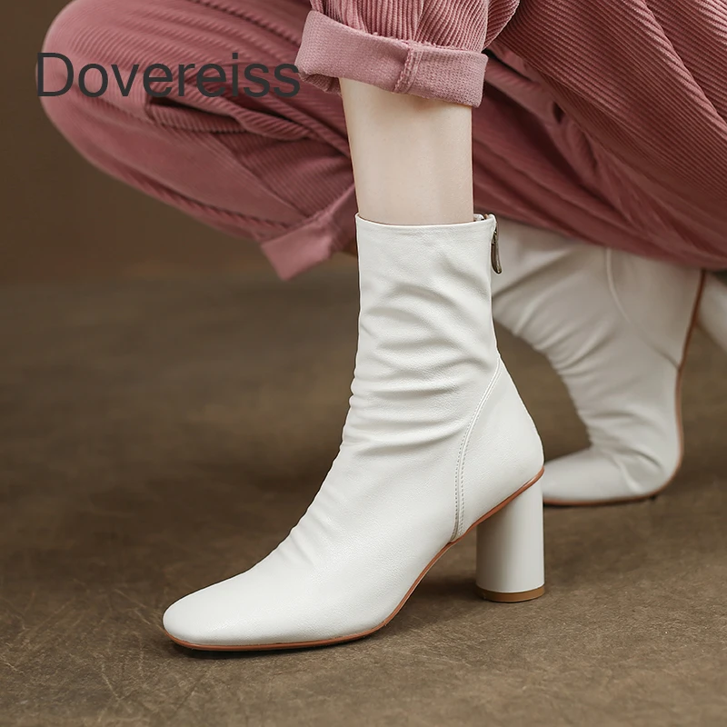 2022 Winter Fashion White Square Toe Block Heels Ankle Boots Zipper Block Heels Back Zipper Sexy Chelsea Boots Ladies Boots
2022 Winter Fashion White Square Toe Block Heels Ankle Boots Zipper Block Heels Back Zipper Sexy Chelsea Boots Ladies Boots