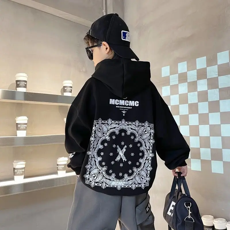 New Spring Autumn Boys Clothes Cotton Hoodies Sweatshirt Children Kids Casual Long Sleeve T-shirt Sportswear Teen Clothing 4-12Y
New Spring Autumn Boys Clothes Cotton Hoodies Sweatshirt Children Kids Casual Long Sleeve T-shirt Sportswear Teen Clothing 4-12Y