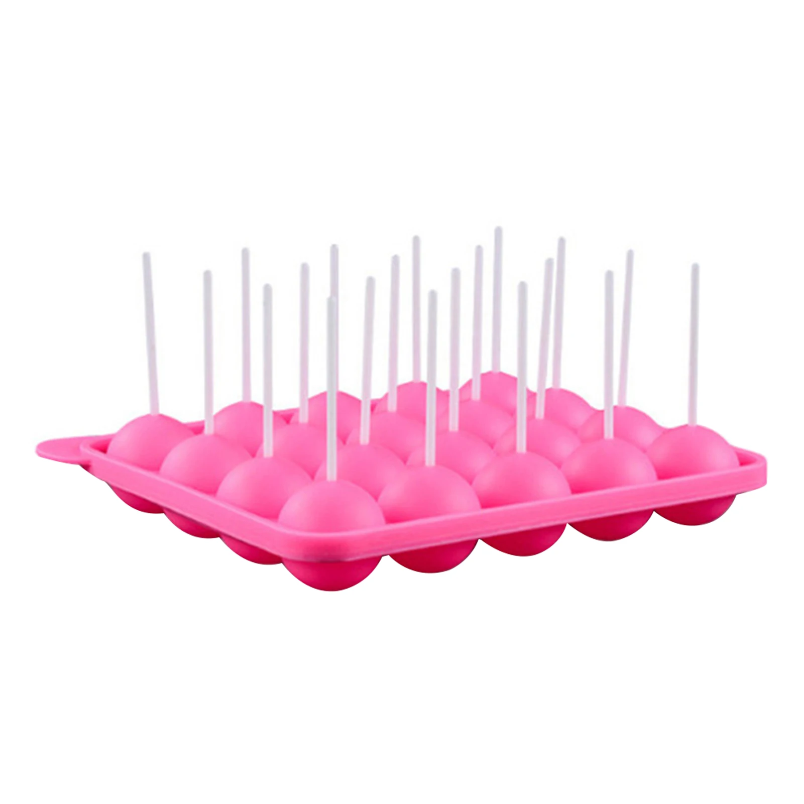 Quick Release DIY Home Kitchen Non Stick Lollipop Mold Reusable Candy Making Chocolate With 20pcs Sticks Cake Decorating Tray 
Quick Release DIY Home Kitchen Non Stick Lollipop Mold Reusable Candy Making Chocolate With 20pcs Sticks Cake Decorating Tray