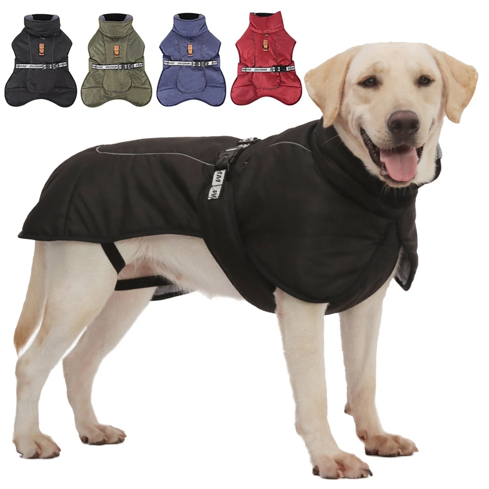 Winter Big Dog Coat Reflective Waterproof Windproof Cold Weather Warm Pet Dog Vest Jacket Outfit for Medium Large Dogs XL-6XL
Winter Big Dog Coat Reflective Waterproof Windproof Cold Weather Warm Pet Dog Vest Jacket Outfit for Medium Large Dogs XL-6XL