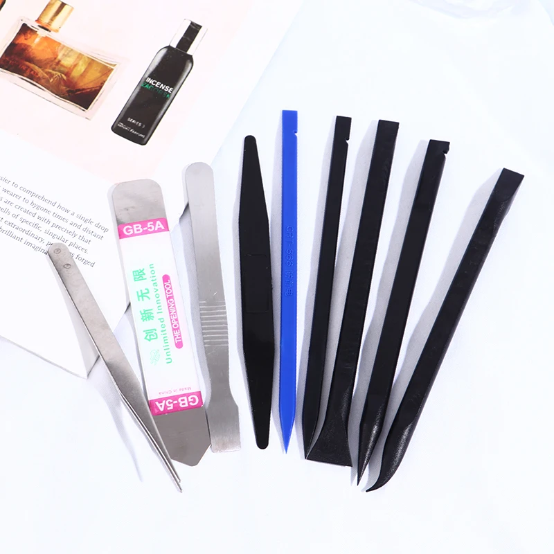 9 In 1 Mobile Phone Repair Metal Spudger Prying Tool Kits Opening Repair Tools Pry Opening Tool Screwdriver Set
9 In 1 Mobile Phone Repair Metal Spudger Prying Tool Kits Opening Repair Tools Pry Opening Tool Screwdriver Set