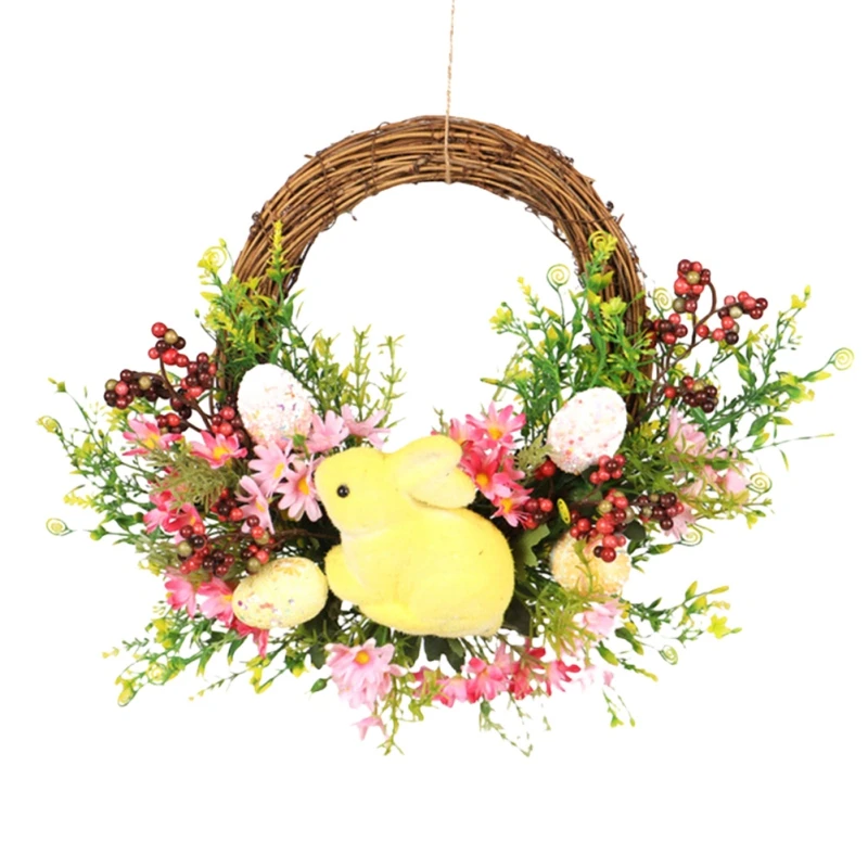 Пасхальная гирлянда, подвеска с натуральными растениями, пасхальное яйцо, имитация кролика, венок с подсветкой, украшение для стены дома, вх... 
Пасхальная гирлянда, подвеска с натуральными растениями, пасхальное яйцо, имитация кролика, венок с подсветкой, украшение для стены дома, вх...