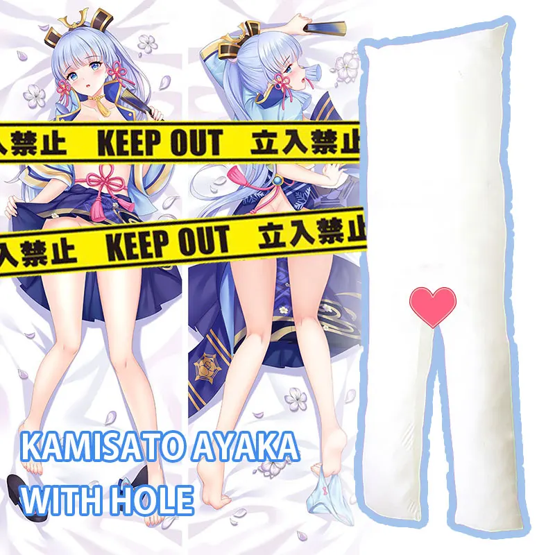 Kamisato Ayaka Dakimakura with Hole Anime Body Pillow Split Legs Onahole Waifu Pillow Core Genshin Impact Cover Set 
Kamisato Ayaka Dakimakura with Hole Anime Body Pillow Split Legs Onahole Waifu Pillow Core Genshin Impact Cover Set