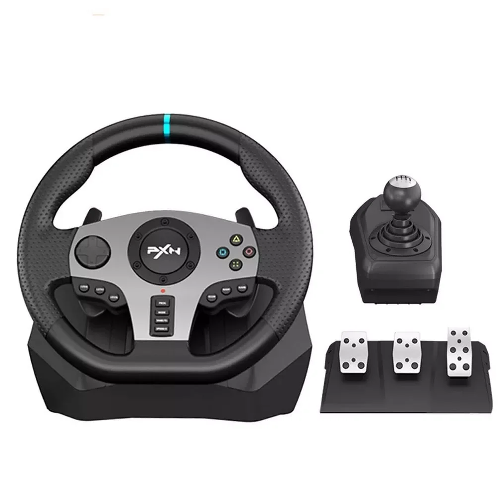 Игровое рулевое колесо V9 Volante, игровое гоночное колесо для PS4/Xbox One/Android TV/ Switch/Xbox Series S/X
Игровое рулевое колесо V9 Volante, игровое гоночное колесо для PS4/Xbox One/Android TV/ Switch/Xbox Series S/X