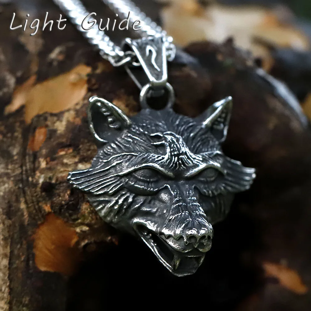 2022 NEW Men's 316L stainless-steel Nordic viking wolf Pendant Necklace for teens movie Animal Jewelry Gift free shipping
2022 NEW Men's 316L stainless-steel Nordic viking wolf Pendant Necklace for teens movie Animal Jewelry Gift free shipping