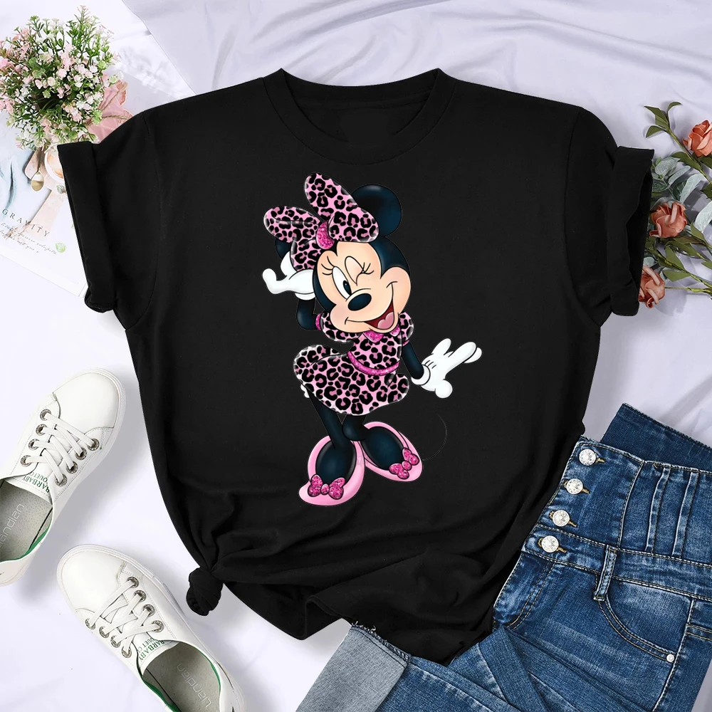 Disney Leopard Minnie Printed T Shirt Women New Kawaii Minnie Fashion Short Sleeve Oversized T Shirt Female Clothes T-shirts
Disney Leopard Minnie Printed T Shirt Women New Kawaii Minnie Fashion Short Sleeve Oversized T Shirt Female Clothes T-shirts