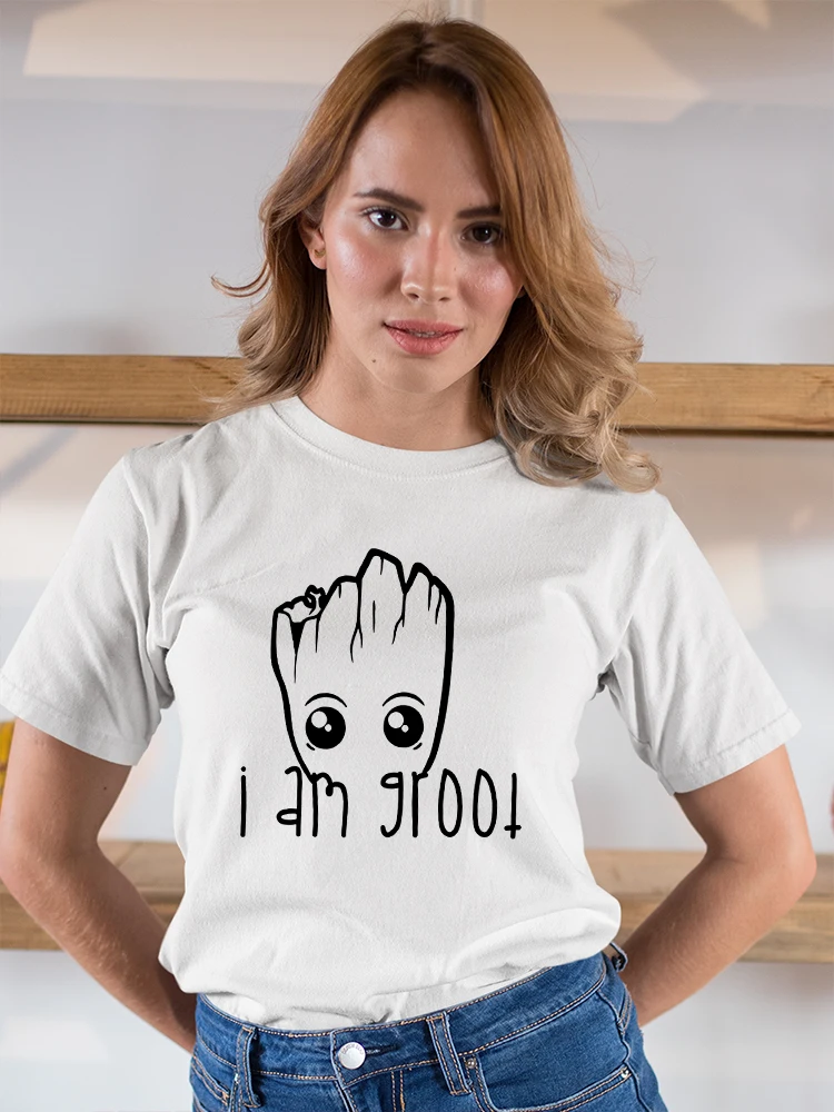 Groot T-Shirts Women White Popular Summer Casual T Shirt Fashion Minimalist Young Harajuku Basic Graphic Cute Short Sleeve Lady
Groot T-Shirts Women White Popular Summer Casual T Shirt Fashion Minimalist Young Harajuku Basic Graphic Cute Short Sleeve Lady