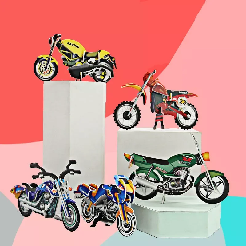 2021 New 3D Paper Intelligence Puzzle DIY Handmade Simulation Motorcycle Model Jigsaw Toys Kids Toy Children Birthday Gifts
2021 New 3D Paper Intelligence Puzzle DIY Handmade Simulation Motorcycle Model Jigsaw Toys Kids Toy Children Birthday Gifts