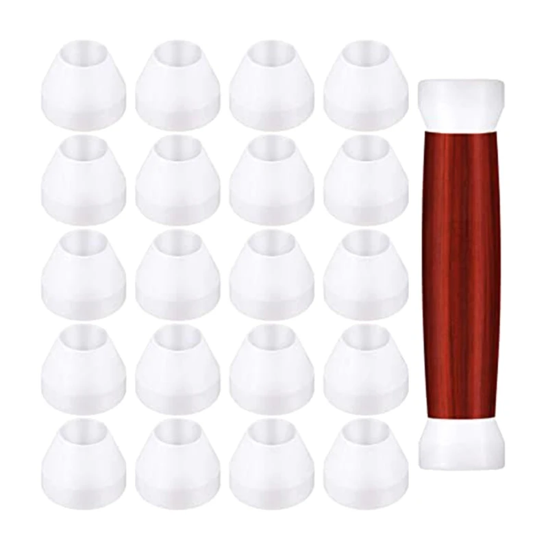 

20PCS High-Quality Plastic Pen Bushings PE Professional Durable Pen Bushings for CA Finishing Pen Turning Accessories