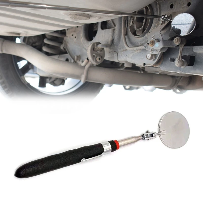 Round Telescoping Mirror High-quality Stainless Steel Automotive Practical Inspection Mirror Silver Lens AOS
Round Telescoping Mirror High-quality Stainless Steel Automotive Practical Inspection Mirror Silver Lens AOS