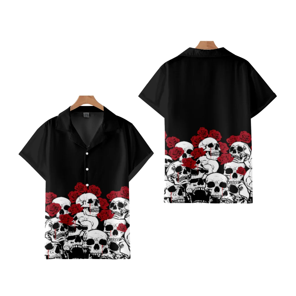 New Men's Cuban Shirt Skeleton Cool Plus Size Streetwear Tops One Button Short Sleeve Summer Cool Tops Vacation
New Men's Cuban Shirt Skeleton Cool Plus Size Streetwear Tops One Button Short Sleeve Summer Cool Tops Vacation