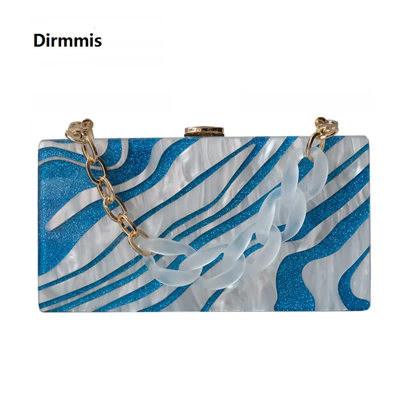 New Designer Women New Acrylic Luxury Evening Bag White Pearl Handle Striped Handbag Woman Casual Blue Box Clutch Purse
New Designer Women New Acrylic Luxury Evening Bag White Pearl Handle Striped Handbag Woman Casual Blue Box Clutch Purse