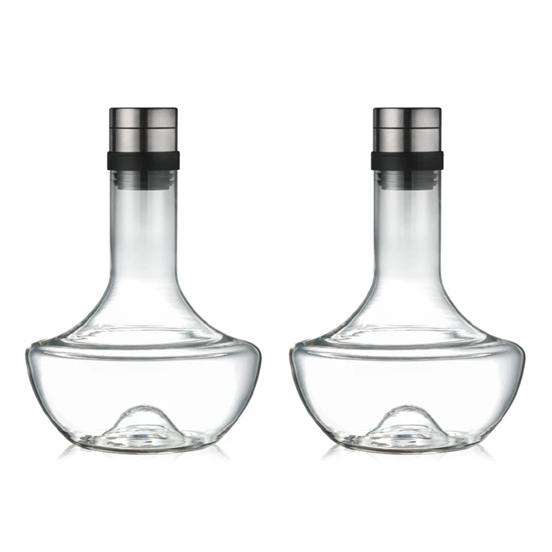 2X Wine Decanters,Dispenser For Red Wine/Brandy/Champagne,Champagne Decanter Bottle,Jug Pourer Aerator
2X Wine Decanters,Dispenser For Red Wine/Brandy/Champagne,Champagne Decanter Bottle,Jug Pourer Aerator