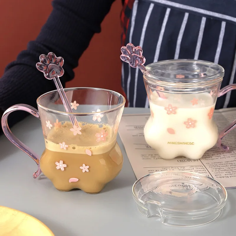 Розовая стеклянная чашка для воды с ложкой-мешалкой, Пыленепроницаемая крышка, прозрачная кружка для молока и кофе, чашка 360 мл
Розовая стеклянная чашка для воды с ложкой-мешалкой, Пыленепроницаемая крышка, прозрачная кружка для молока и кофе, чашка 360 мл