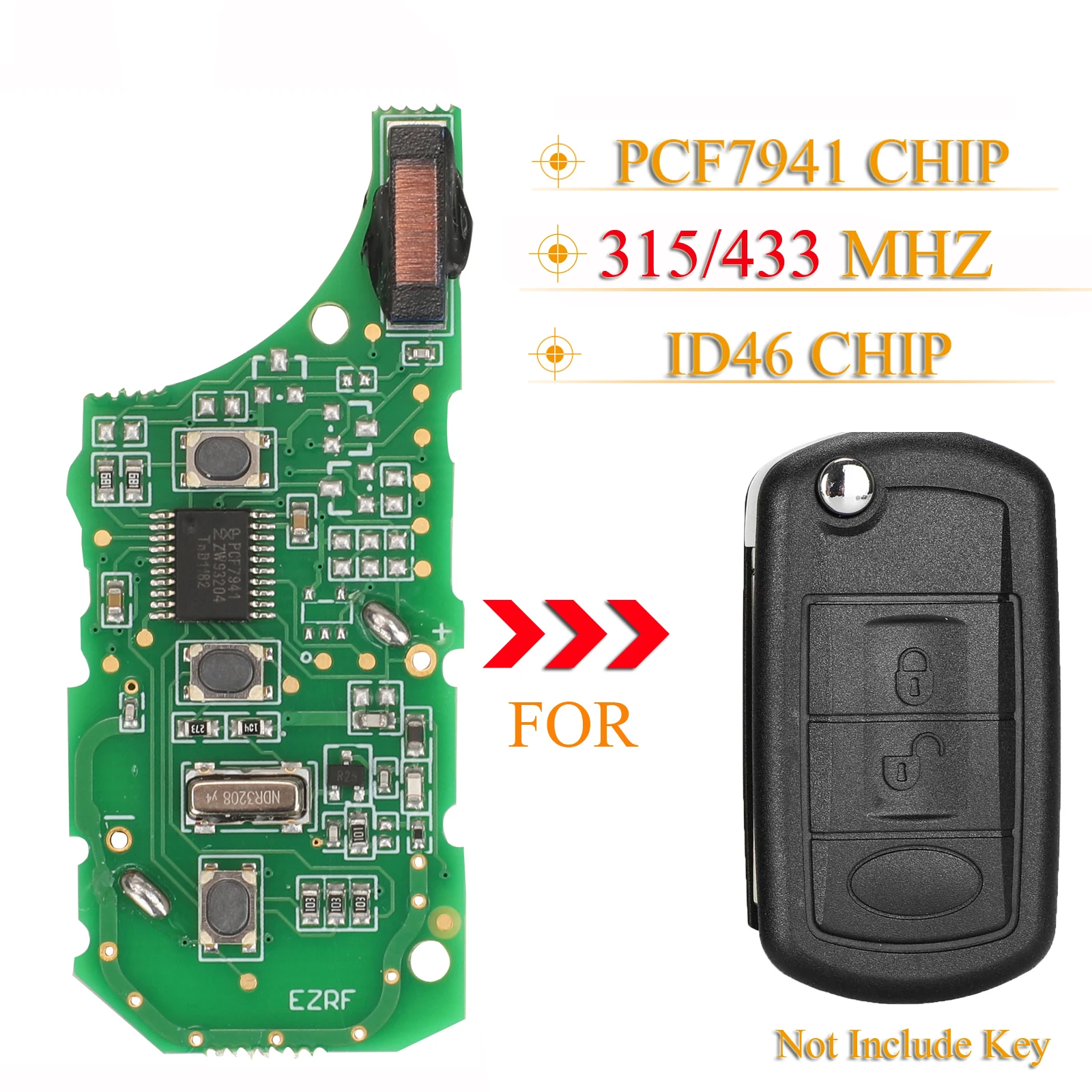 Jingyuqin 10X 3BTN дистанционный флип-ключ автомобиля печатная плата ASK 315 МГц ID46 Pcf7941 чип для Land Rover Range Rover Sport Discovery 3
Jingyuqin 10X 3BTN дистанционный флип-ключ автомобиля печатная плата ASK 315 МГц ID46 Pcf7941 чип для Land Rover Range Rover Sport Discovery 3