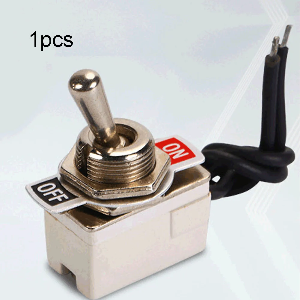 1pc 2PIN On-Off Prewired Toggle Switch SPST 10A 12VDC Switch With Wire Contacts Switch Toggle Switch Electrical Equipment
1pc 2PIN On-Off Prewired Toggle Switch SPST 10A 12VDC Switch With Wire Contacts Switch Toggle Switch Electrical Equipment