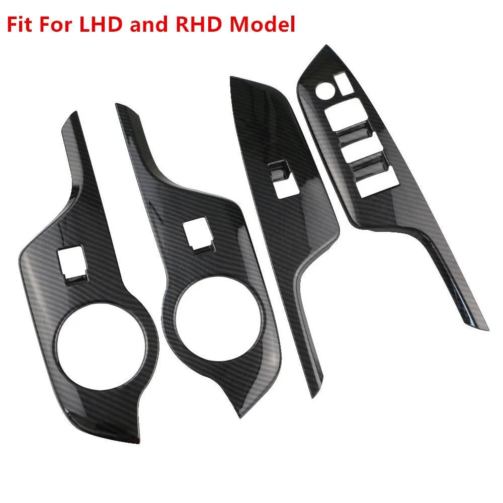 Carmilla 4Pcs Car Interior Inner Door Handle Cover Window Lift Button Trim Sticker for Toyota C-HR CHR C HR LHD RHD 2016 -2022
Carmilla 4Pcs Car Interior Inner Door Handle Cover Window Lift Button Trim Sticker for Toyota C-HR CHR C HR LHD RHD 2016 -2022