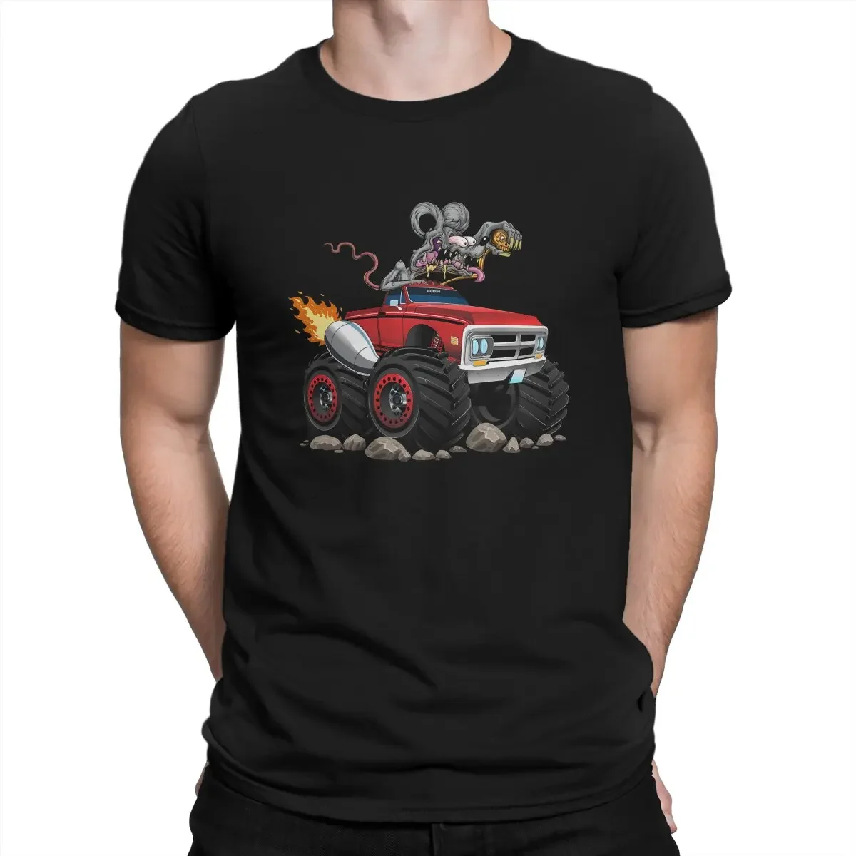 Уникальная футболка digirod Racer Truck с изображением крысы персонажей мультфильмов