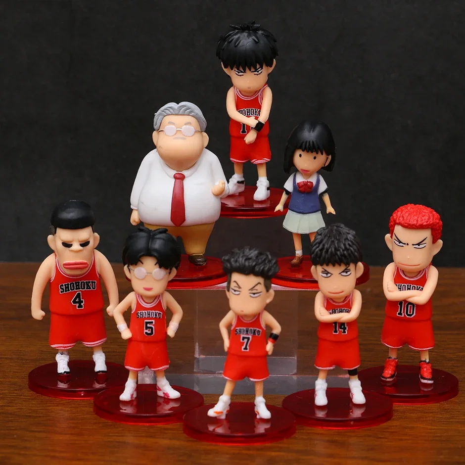 8pcs/set The First Slam Dunk Movie Shohoku Team Figure Model PVC Toys Display Gift Collection Dolls 
8pcs/set The First Slam Dunk Movie Shohoku Team Figure Model PVC Toys Display Gift Collection Dolls