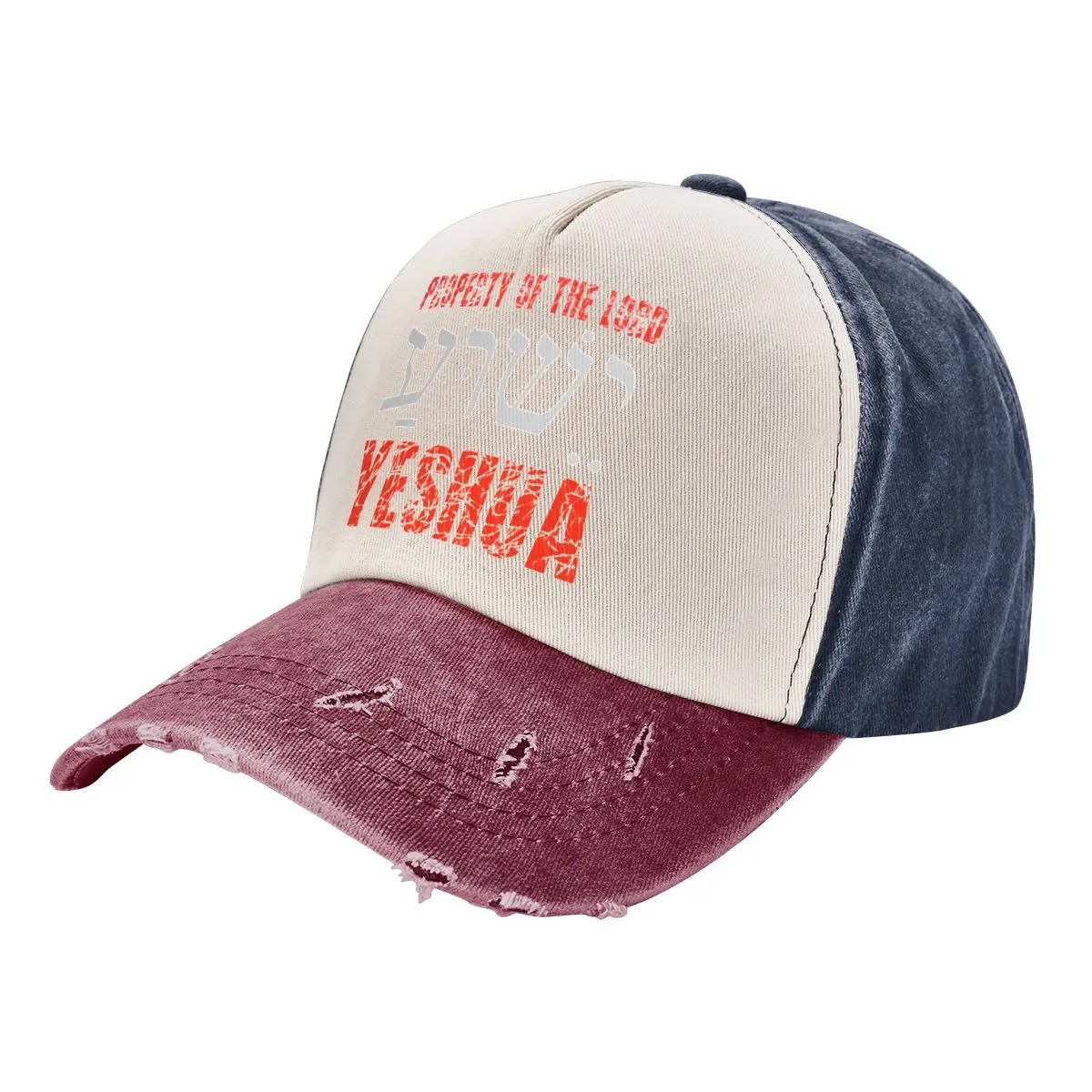 Винтажная бейсболка Yeshua с изображением Иисуса Христа стиль унисекс Потертая