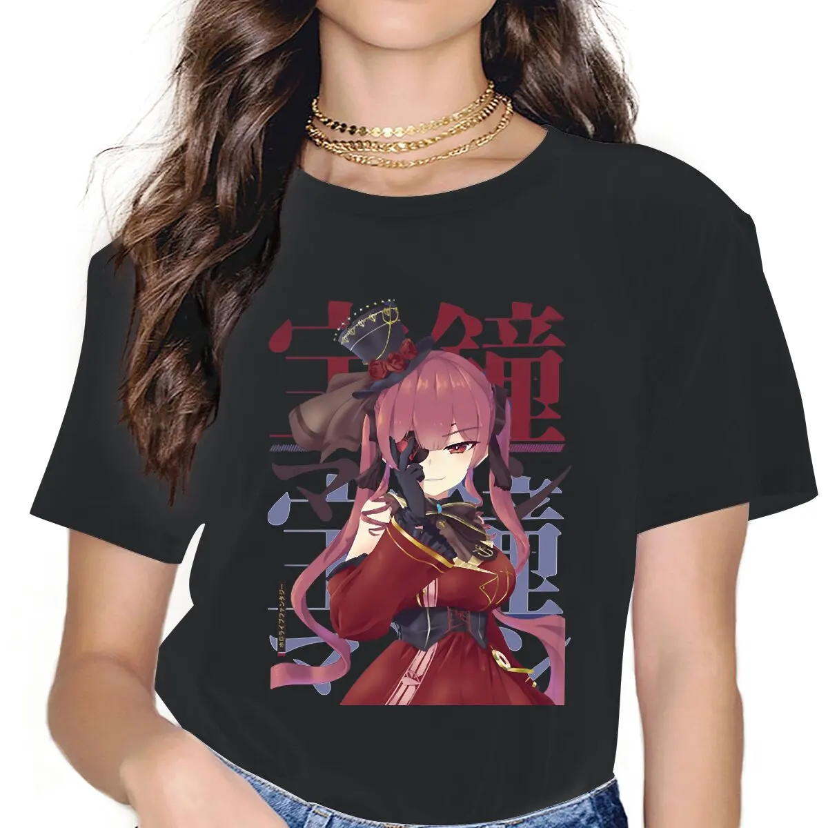 Hoshou Marine Dark Ver Product Classic Women Clothes Hololive Virtual Host Group Box Oversized T-shirt Harajuku Vintage Female
Hoshou Marine Dark Ver Product Classic Women Clothes Hololive Virtual Host Group Box Oversized T-shirt Harajuku Vintage Female