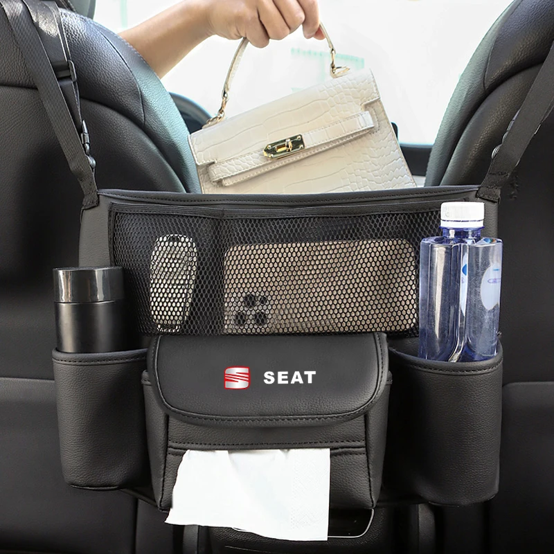Universal Car Storage Bag Net Pocket Organizer Phone Holder Seat Back Sundries Case Tissue Box For SEAT Leon 5f Ibiza 6l Cushion
Universal Car Storage Bag Net Pocket Organizer Phone Holder Seat Back Sundries Case Tissue Box For SEAT Leon 5f Ibiza 6l Cushion