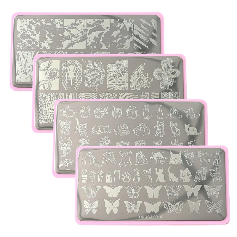 12*6 Nail Stamping Plates Template Snake/Beauty/Cats mage Printing Nail Art Stencils Templates for Acrylic Nails Design Stamp
12*6 Nail Stamping Plates Template Snake/Beauty/Cats mage Printing Nail Art Stencils Templates for Acrylic Nails Design Stamp