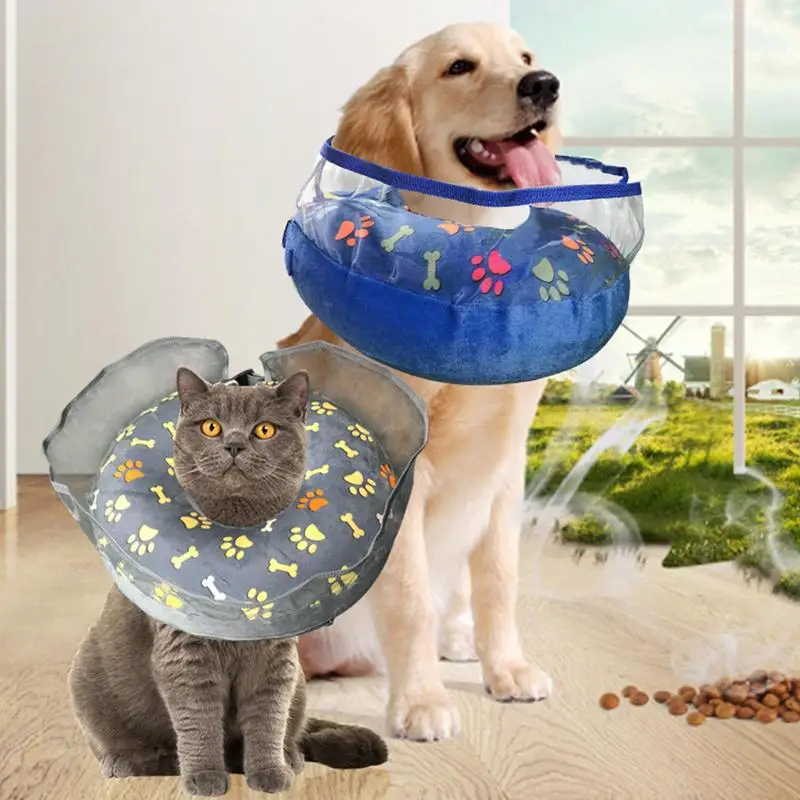 Dog Donut Collar Comfy Cones For Pet Cone Collar Soft Water-Resistant Adjustable Protective Neck Donut E-Collar For Cats And Dog
Dog Donut Collar Comfy Cones For Pet Cone Collar Soft Water-Resistant Adjustable Protective Neck Donut E-Collar For Cats And Dog