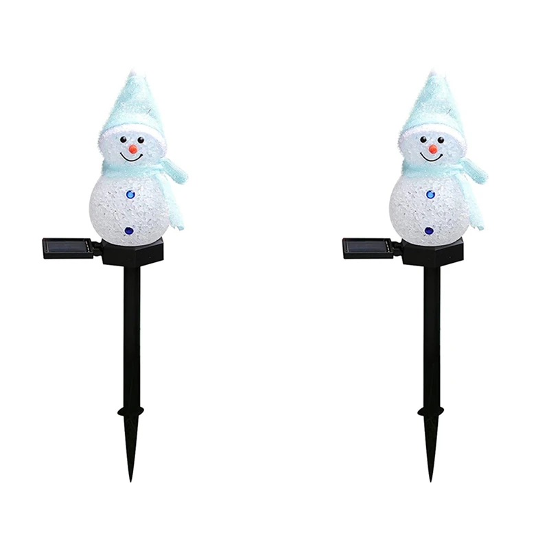A50I 2X Snowman Solar Lights Christmas Solar Powered LED Snowman Light Decor Outdoor Garden Stake Lamps Xmas Blue
A50I 2X Snowman Solar Lights Christmas Solar Powered LED Snowman Light Decor Outdoor Garden Stake Lamps Xmas Blue