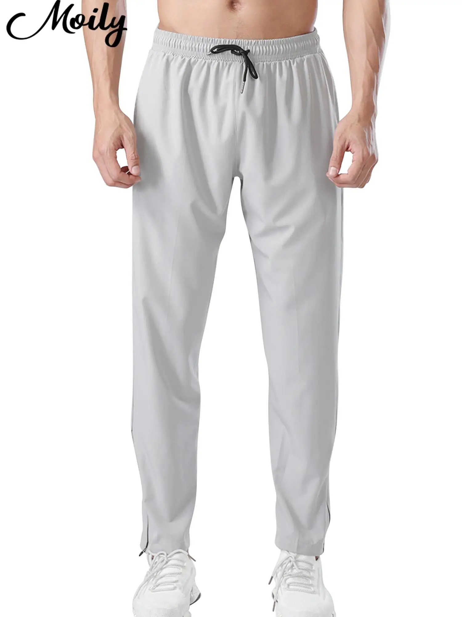 Men Breathable Casual Sports Pants Quick-drying Running Pants Bottoms Solid Color Elastic Waist Drawstring Sweatpants Trousers
Men Breathable Casual Sports Pants Quick-drying Running Pants Bottoms Solid Color Elastic Waist Drawstring Sweatpants Trousers