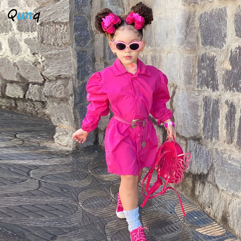 Qunq 2023 Spring Autumn ins New Girls Solid Lantern Sleeve Lapel Single Breasted Lovely Petticoat Casual Kids Clothes Age 3T-8T
Qunq 2023 Spring Autumn ins New Girls Solid Lantern Sleeve Lapel Single Breasted Lovely Petticoat Casual Kids Clothes Age 3T-8T