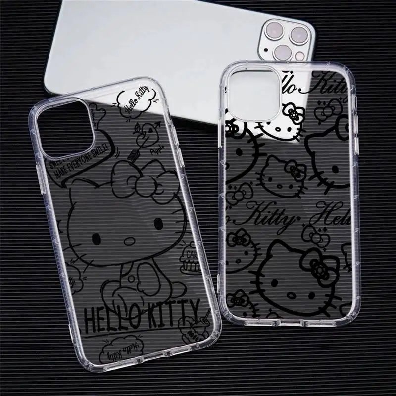 Sanrio Cute Hello Kitty Phone Case For iphone 14 Plus 13 12 Mini 11 Pro Max XS X XR Soft Transparent Cover
Sanrio Cute Hello Kitty Phone Case For iphone 14 Plus 13 12 Mini 11 Pro Max XS X XR Soft Transparent Cover