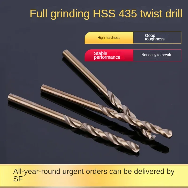10pcs HSS M35 Cobalt Drill Bit Twist Drill Bit Round Shank Gun Drill Bit For Wood Metal Stainless Steel Iron Drilling Hole Cutte
10pcs HSS M35 Cobalt Drill Bit Twist Drill Bit Round Shank Gun Drill Bit For Wood Metal Stainless Steel Iron Drilling Hole Cutte