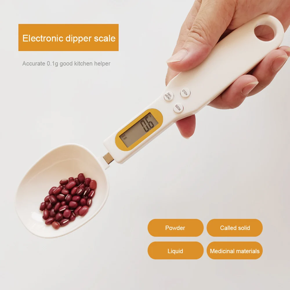 500g/0.1g Precise Digital Measuring Spoons Electronic LCD Digital Spoon Weight Volumn Food Scale Gram Mini Kitchen Scales Tool
500g/0.1g Precise Digital Measuring Spoons Electronic LCD Digital Spoon Weight Volumn Food Scale Gram Mini Kitchen Scales Tool