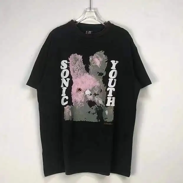 SY Cartoon Rabbit Print Sweatshirts Mens Summer Distressed Streetwear Casual Loose Crew Neck Short Sleeve Pullover Women
SY Cartoon Rabbit Print Sweatshirts Mens Summer Distressed Streetwear Casual Loose Crew Neck Short Sleeve Pullover Women
