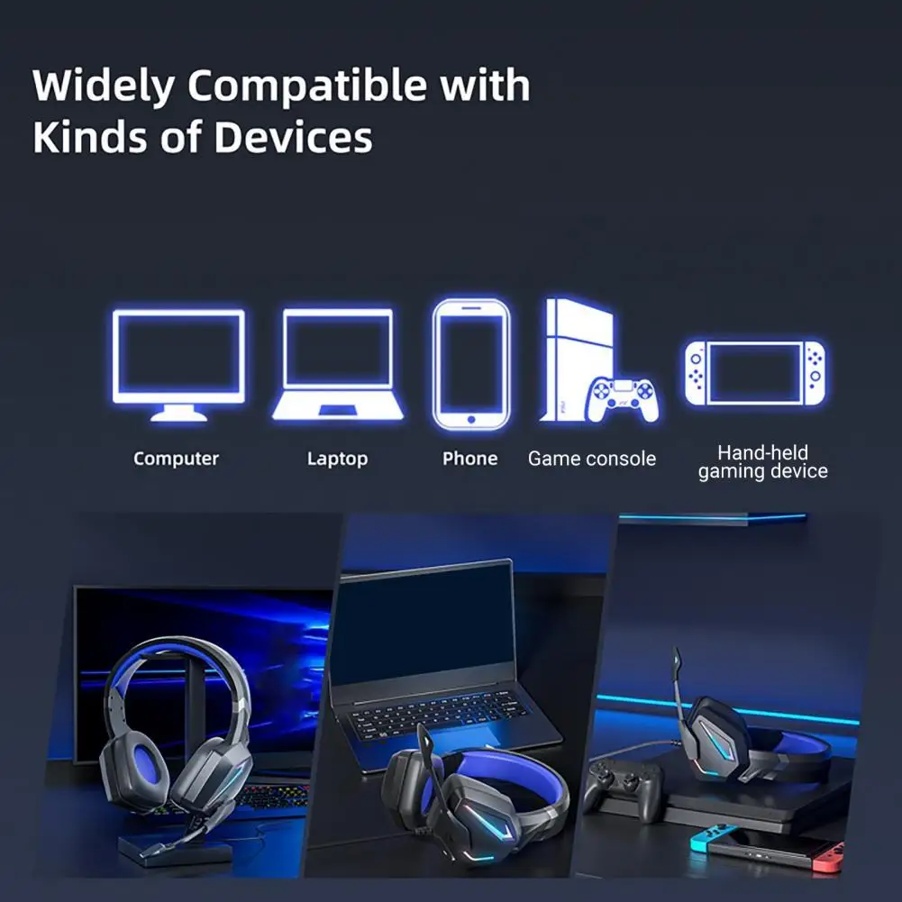 Полезная Проводная гарнитура, динамическая Проводная Hi-Fi гарнитура с RGB-подсветкой и микрофоном
Полезная Проводная гарнитура, динамическая Проводная Hi-Fi гарнитура с RGB-подсветкой и микрофоном