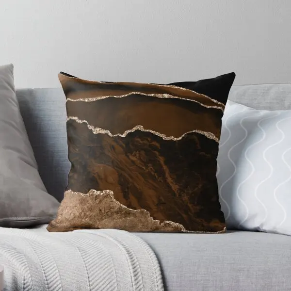 Abstract Brown Gold Modern Geode Agate Printing Throw Pillow Cover Bedroom Decorative Sofa Comfort Case Pillows not include
Abstract Brown Gold Modern Geode Agate Printing Throw Pillow Cover Bedroom Decorative Sofa Comfort Case Pillows not include