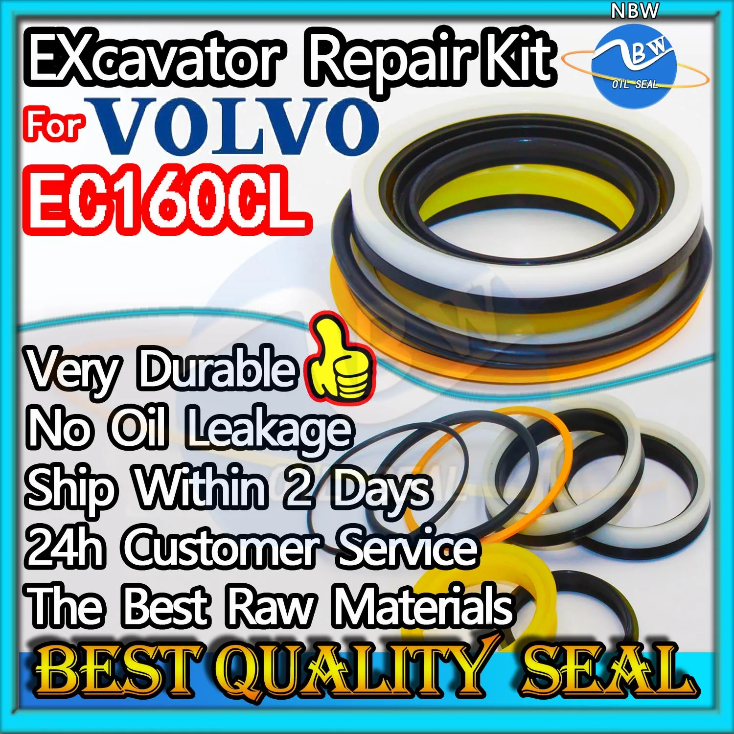 For VOLVO EC160CL High Quality Oil Seal Kit Excavator Repair Spovel Hammer Construction Tool Set Pack Heavy Master Excavating
For VOLVO EC160CL High Quality Oil Seal Kit Excavator Repair Spovel Hammer Construction Tool Set Pack Heavy Master Excavating