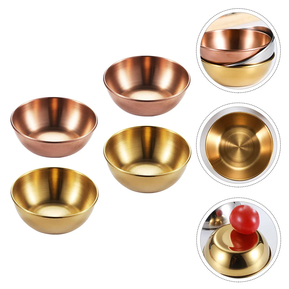 Sauce Dishes Dish Bowls Stainless Steel Dipping Seasoning Soy Plates Plate Bowl Cups Serving Appetizer Pinch Dessert Tray Metal
Sauce Dishes Dish Bowls Stainless Steel Dipping Seasoning Soy Plates Plate Bowl Cups Serving Appetizer Pinch Dessert Tray Metal