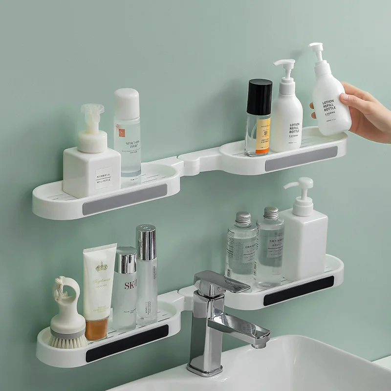 Punch-free Bathroom Revolving Rack Wall-mounted Toilet Washstand Kitchen Wall Storage Rack
Punch-free Bathroom Revolving Rack Wall-mounted Toilet Washstand Kitchen Wall Storage Rack