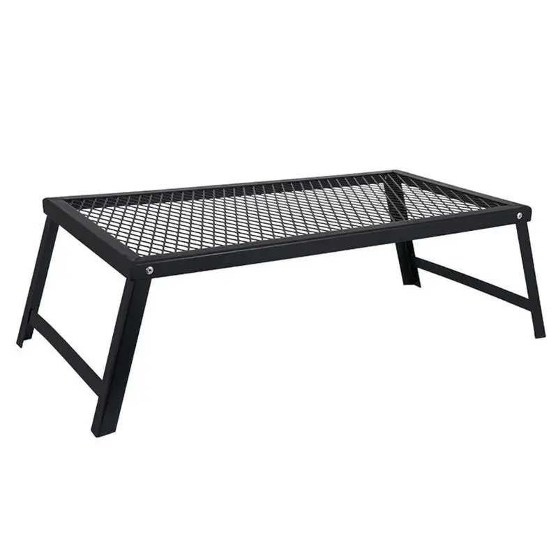Portable Grill Table Folding Lightweight Metal Cooking Tables For Patio Garden Mini Net Table Storage Rack Black Color
Portable Grill Table Folding Lightweight Metal Cooking Tables For Patio Garden Mini Net Table Storage Rack Black Color