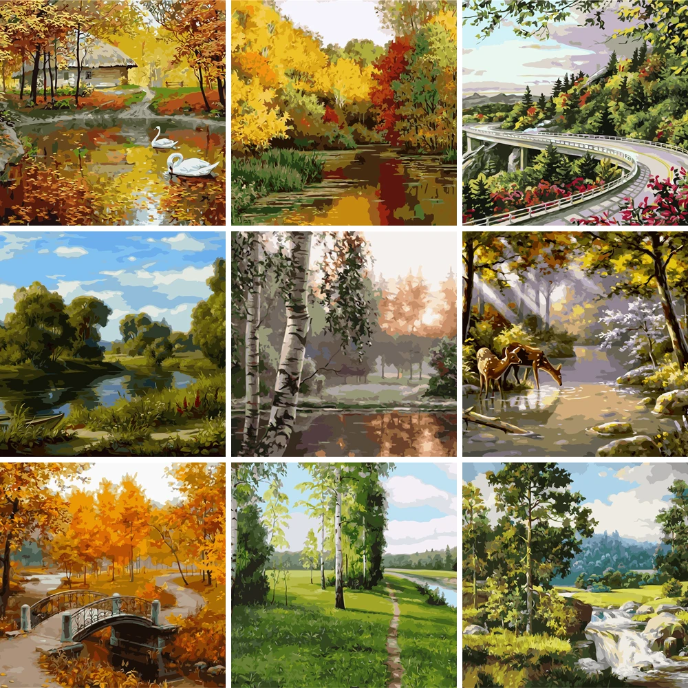 Paint girl DIY Painting By Numbers landscape autumn 40x50cm VA-0289 drawing by numbers adult 2022
Paint girl DIY Painting By Numbers landscape autumn 40x50cm VA-0289 drawing by numbers adult 2022