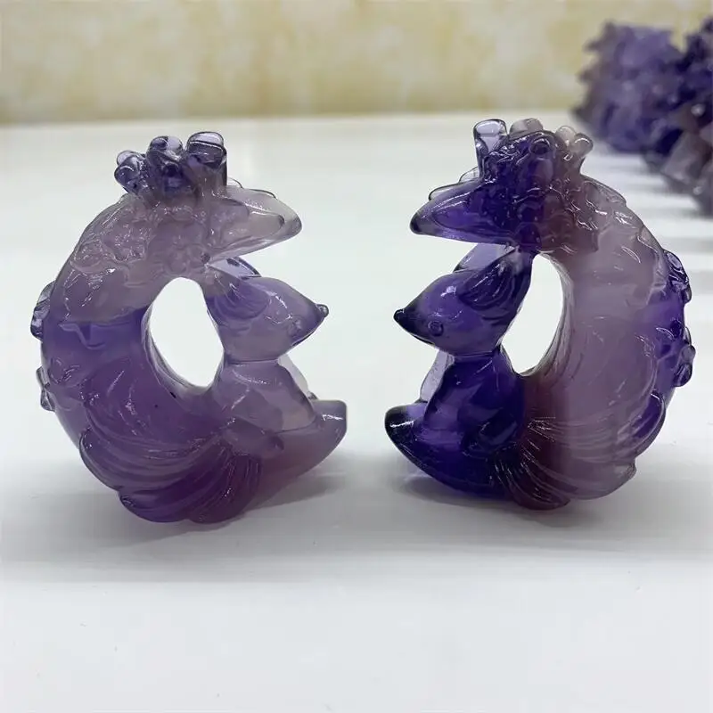 1PC Natural High Quality Fluorite Fox Crystals Carvings Reiki Christmas Ornaments Gift Healing Home Room Decoration
1PC Natural High Quality Fluorite Fox Crystals Carvings Reiki Christmas Ornaments Gift Healing Home Room Decoration
