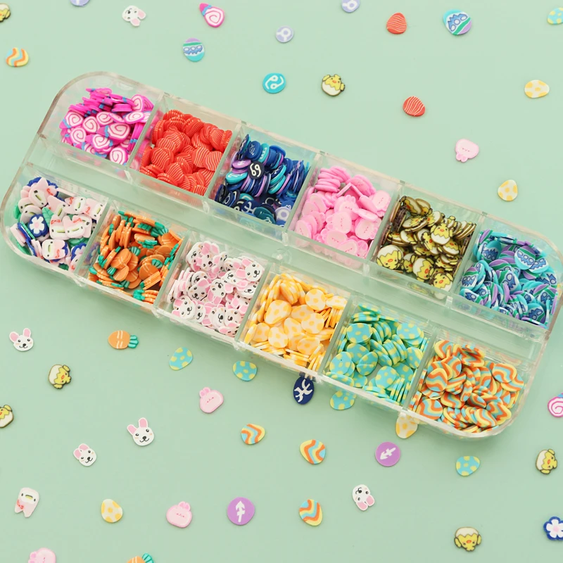 Easter Eggs Bunny Polymer Clay Slice Slime Sequins Epoxy Resin Mold Fillings Crystal Crafts Jewelry Making Nail Art Decorations
Easter Eggs Bunny Polymer Clay Slice Slime Sequins Epoxy Resin Mold Fillings Crystal Crafts Jewelry Making Nail Art Decorations