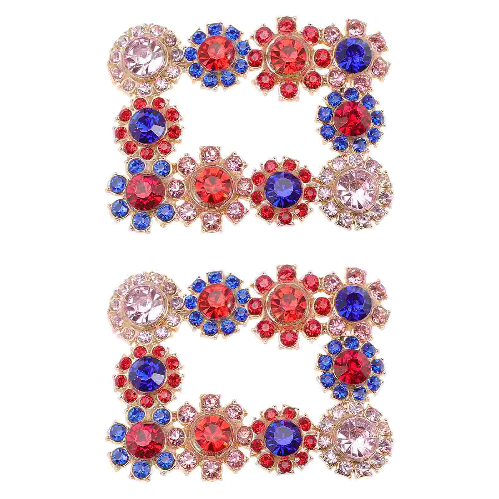 2 Pcs Rhinestone Shoe Flower Diy Hair Clip Bow Knot Jewelry Clips Decor Bridal Shoes Decoration Wedding Colored Buckles
2 Pcs Rhinestone Shoe Flower Diy Hair Clip Bow Knot Jewelry Clips Decor Bridal Shoes Decoration Wedding Colored Buckles